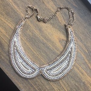 Sweater/shirt collar necklace